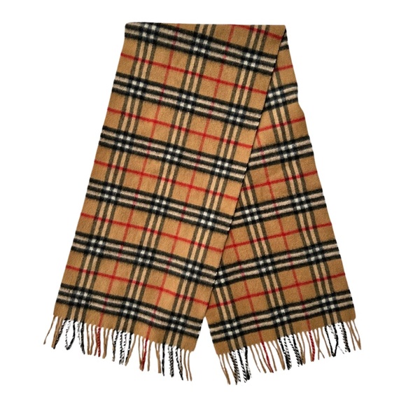 Burberry London Cashmere Iconic Check Scarf England - Picture 2 of 9